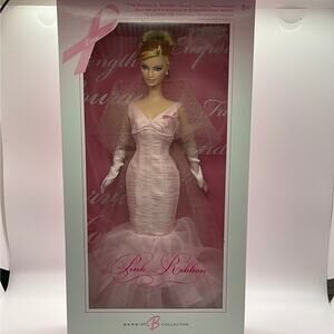 Mattel 2006 Pink Ribbon Breast Cancer Awareness Barbie Susan Komen EJ0932